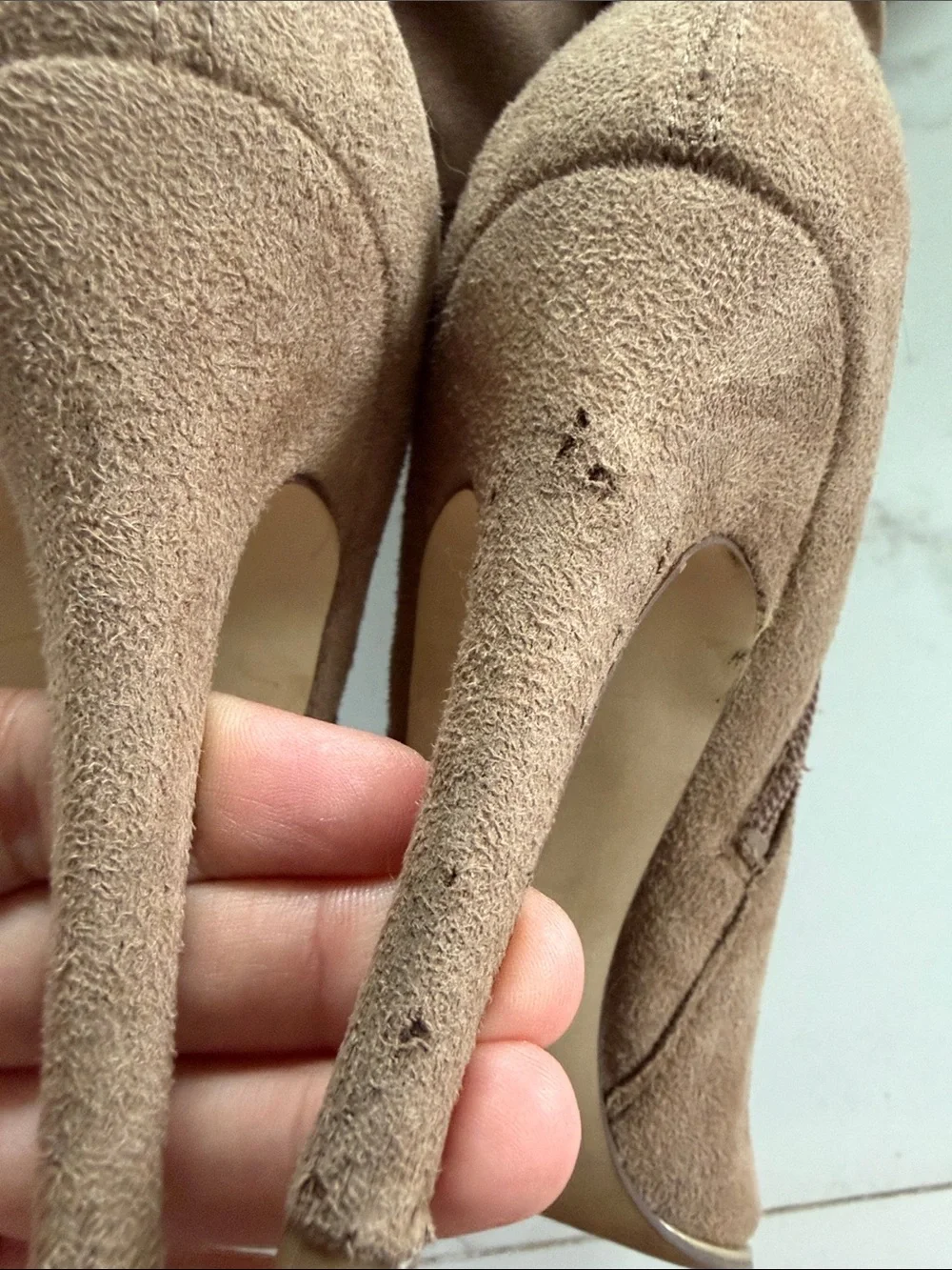Guess by Marciano Brown Suede Over-the-Knee Stiletto Boots